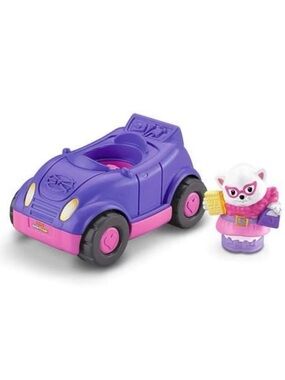 Fisher-Price Little People Animalville Kitty Newzhour and Her Convertible